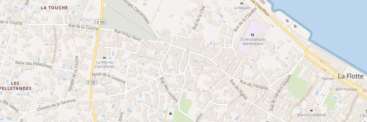 Plan du 7 Rue Saint Nicolas à La Flotte