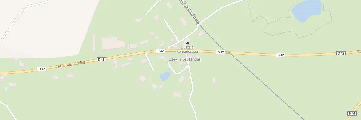 Plan du 30 Rue des Landes à Ozeville