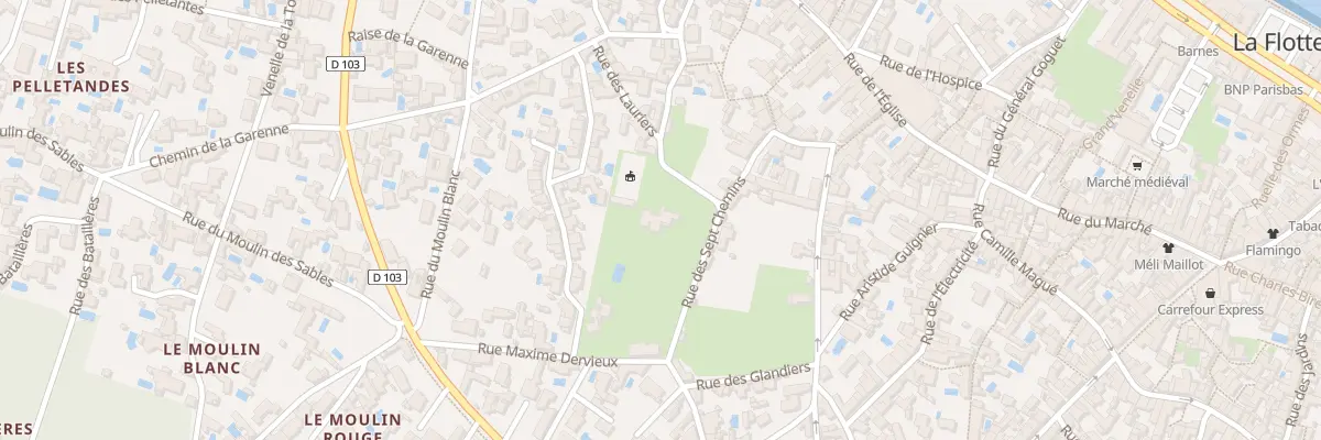 Plan du 20 Rue des Sept Chemins à La Flotte