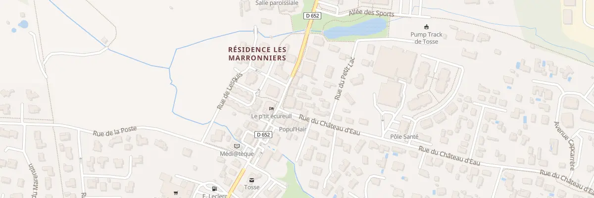 Plan du 2 Rue du Château d’Eau à Tosse