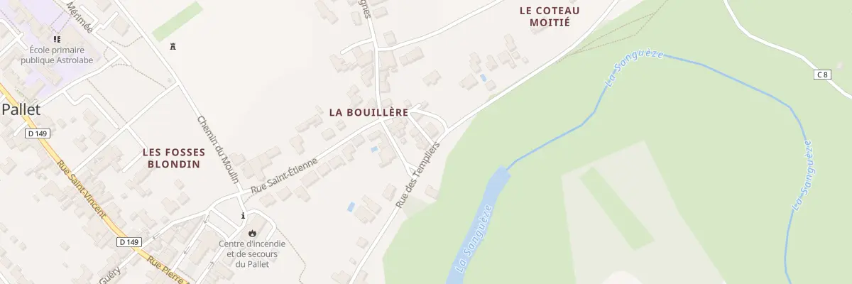 Plan du 17 Rue des templiers au Pallet