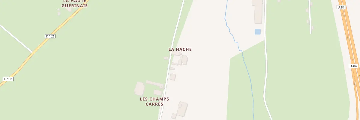 Plan du 5011 La Hache aux Portes du Coglais