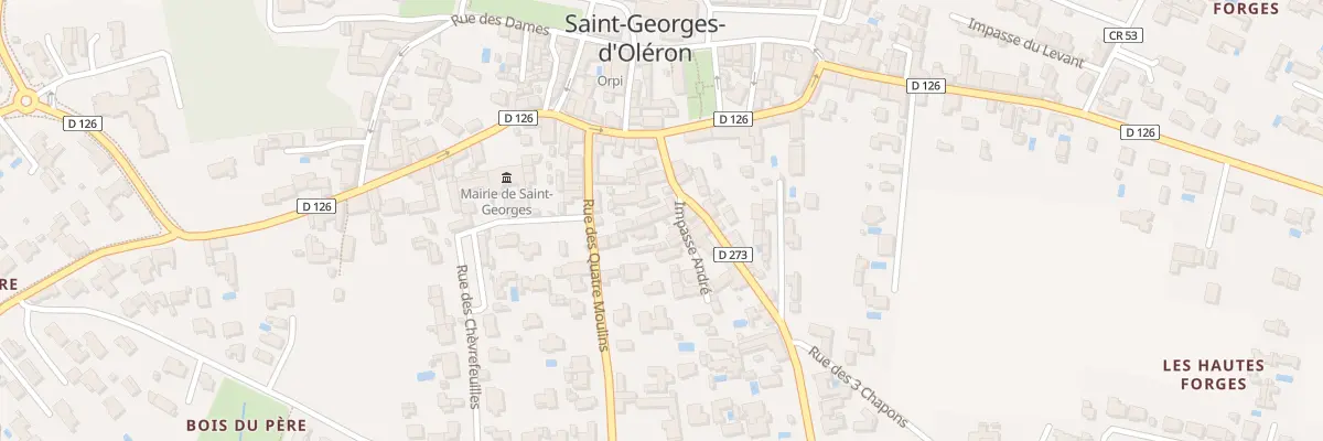 Plan du 46 Rue Antoine de Saint Exupéry à Saint-Georges-d’Oléron
