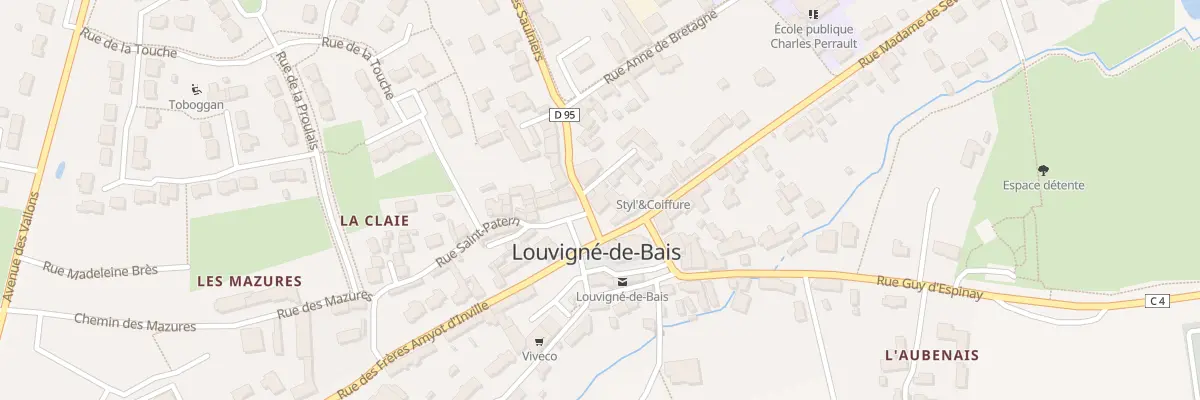 Plan du 1B Impasse de la Cour Dorée à Louvigné-de-Bais