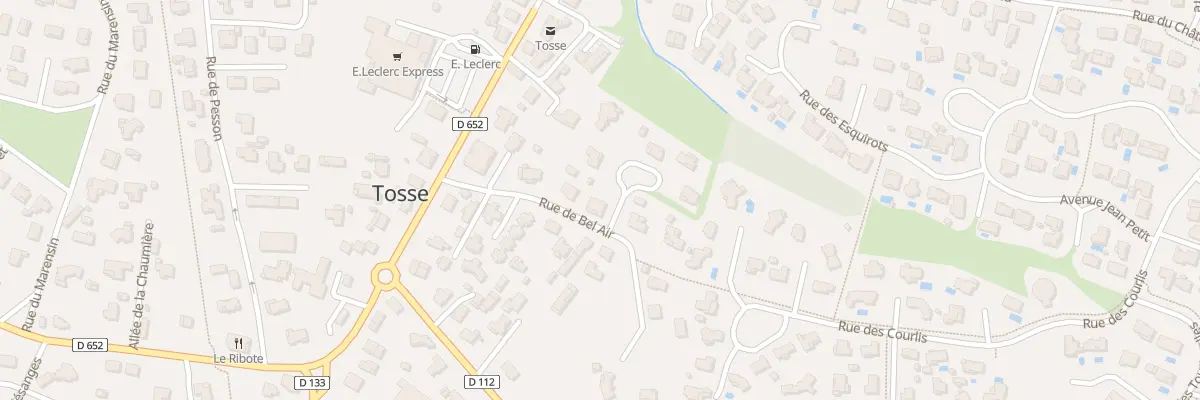 Plan du 8 Rue de Bel-Air à Tosse