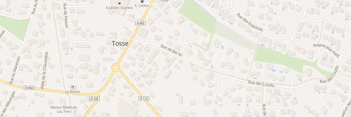Plan du 11 Rue de Bel-Air à Tosse