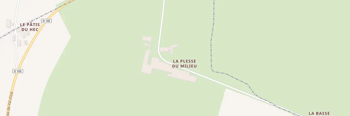 Plan du 5043 La Plesse du Milieu à Marpiré