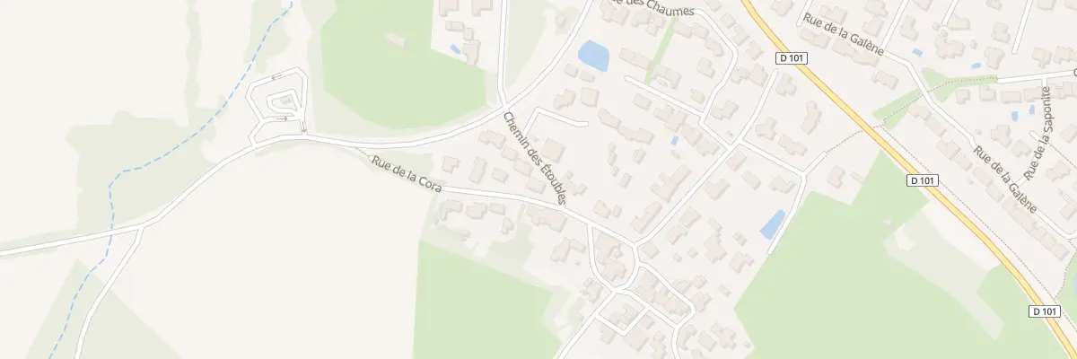 Plan du 38 Rue de la cora à La Ferrière