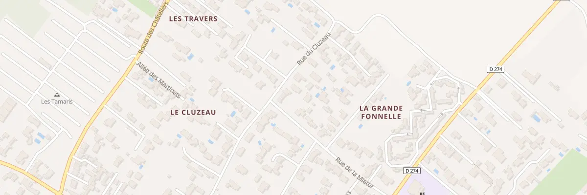 Plan du 38 Rue du Cluzeau à Saint-Pierre-d’Oléron
