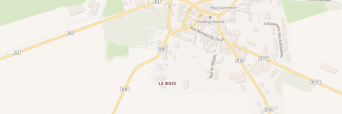 Plan du 13 Rue du Bois à Grand-Auverné