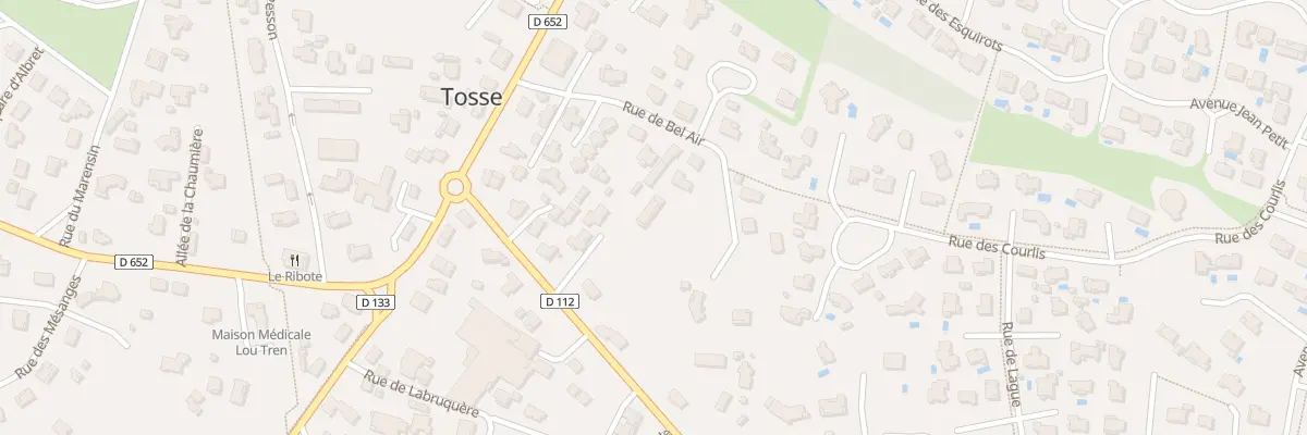 Plan du 15T Rue de Bel-Air à Tosse