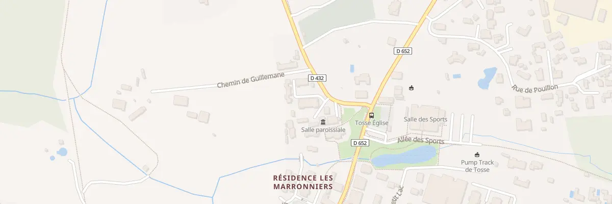 Plan du 80 Rte de l’Etang à Tosse