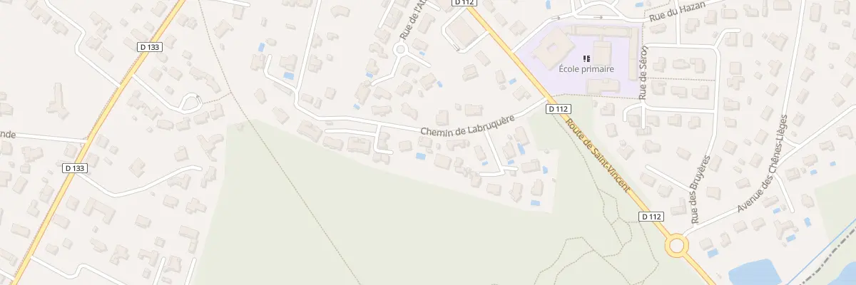 Plan du 4B Che de Labruquère à Tosse