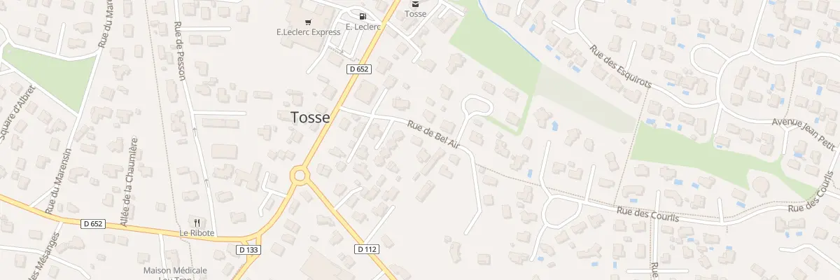 Plan du 7 Rue de Bel-Air à Tosse