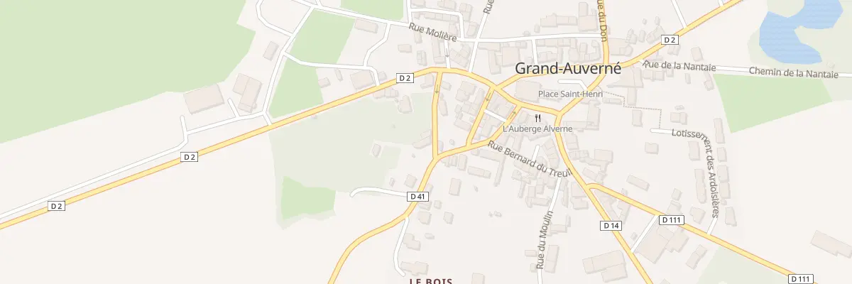 Plan du 10 Rue de la Gree à Grand-Auverné