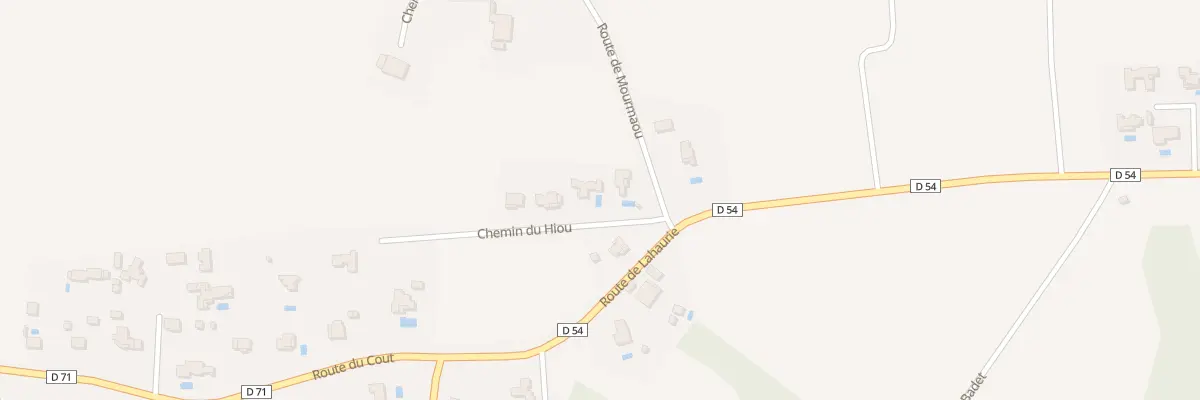 Plan du 66 Che du Hiou à Saubrigues