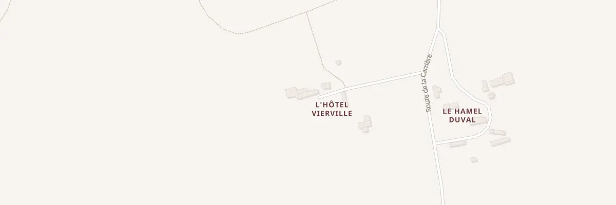 Plan du 5043 L’Hotel Vierville au Mesnil-Villeman