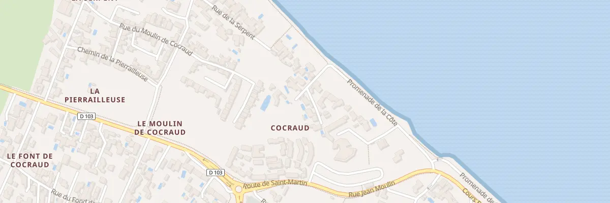 Plan du 9 Prom de la Cote à La Flotte