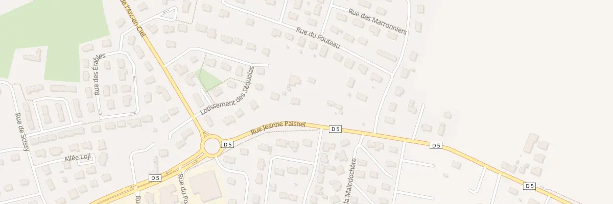 Plan du 65 Rue Jeanne Paisnel à Saint-Senier-sous-Avranches