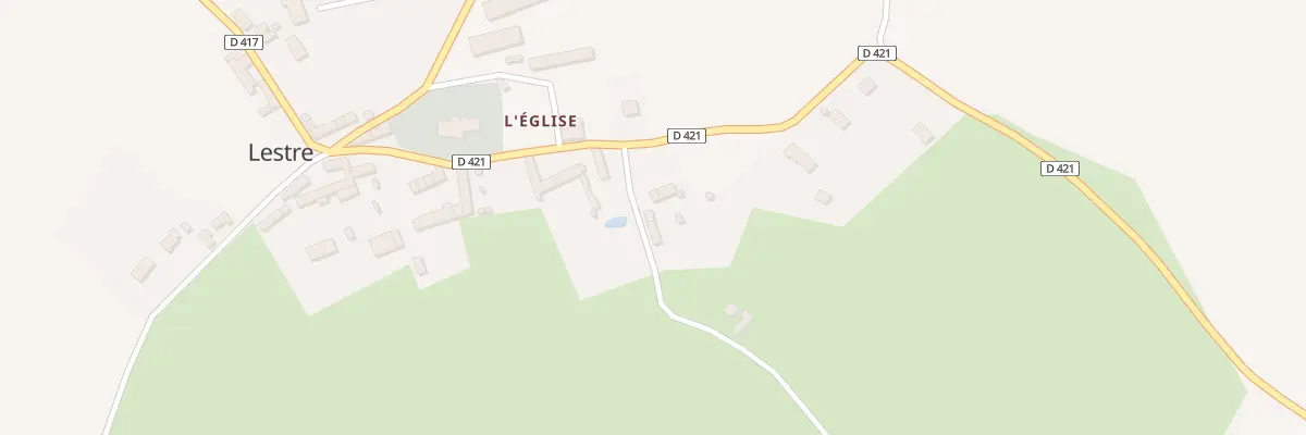 Plan du 13 Les Quenault à Lestre