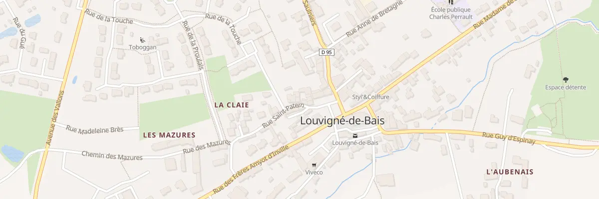 Plan du 4 Rue Saint Patern à Louvigné-de-Bais