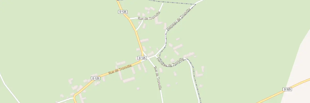Plan du 42 Rue de Tronville à Valcanville