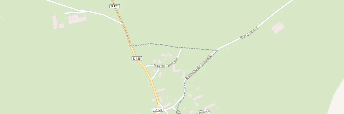 Plan du 48 Rue de Tronville à Valcanville