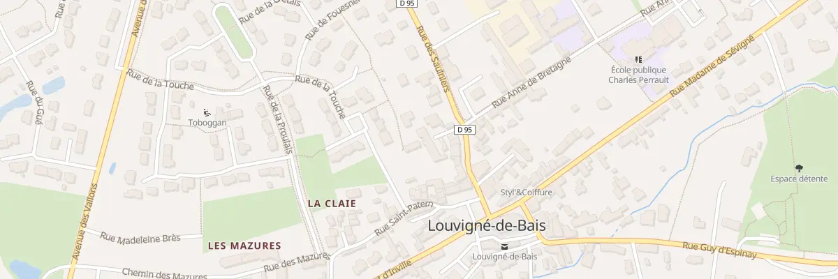 Plan du 2 Imp Saint Job à Louvigné-de-Bais