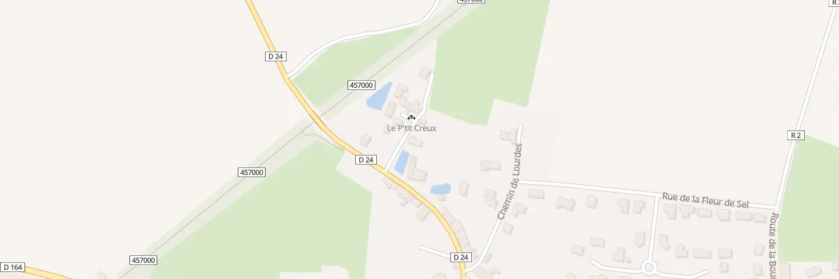 Plan du 2 Rue du Chemin-Creux à Mouzeil