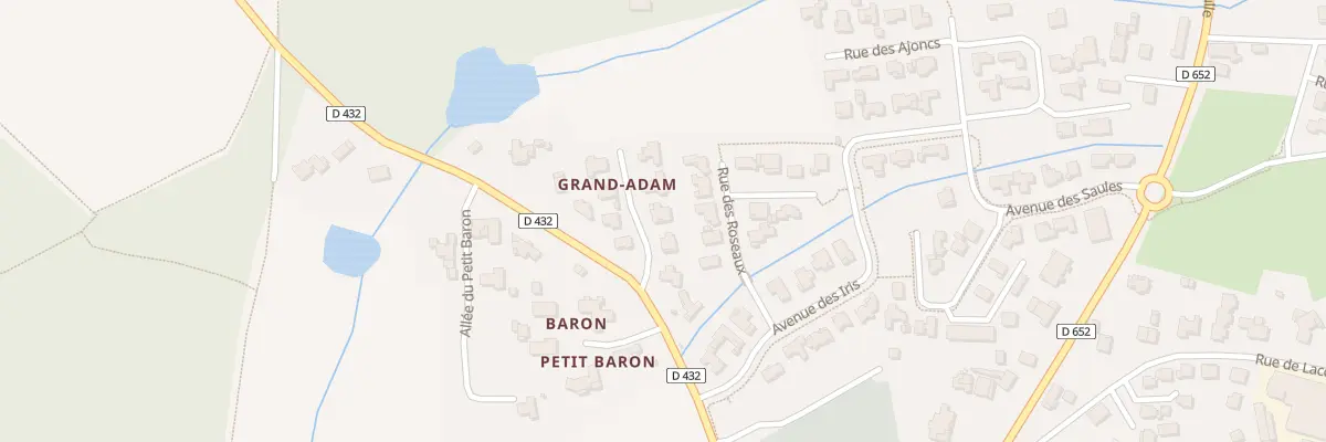 Plan du 7 Imp du Grand Adam à Tosse