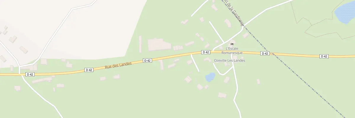 Plan du 22 Rue des Landes à Ozeville