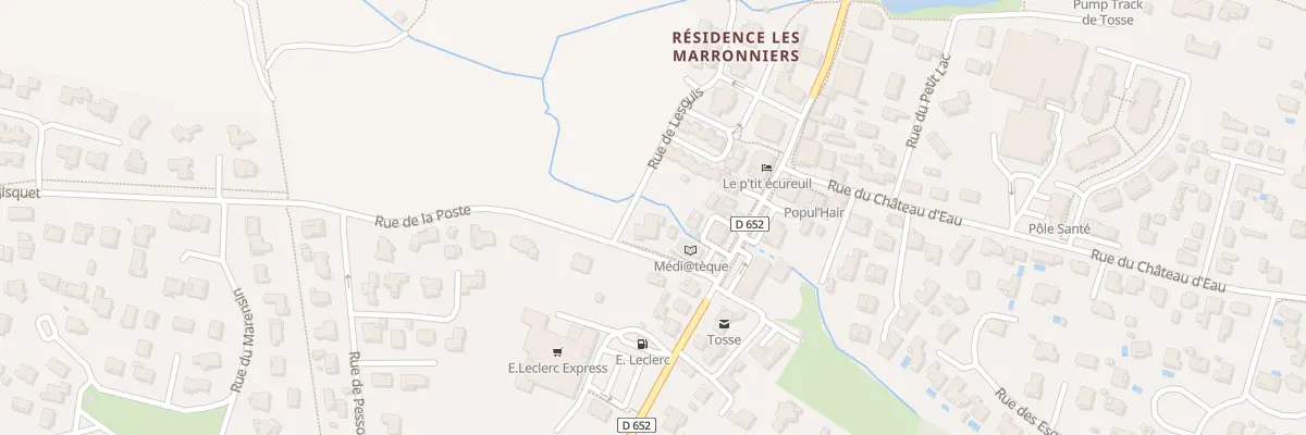 Plan du 3 Rue de la Poste à Tosse