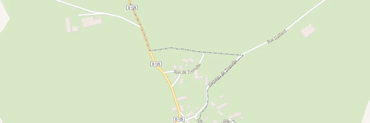 Plan du 46 Rue de Tronville à Valcanville