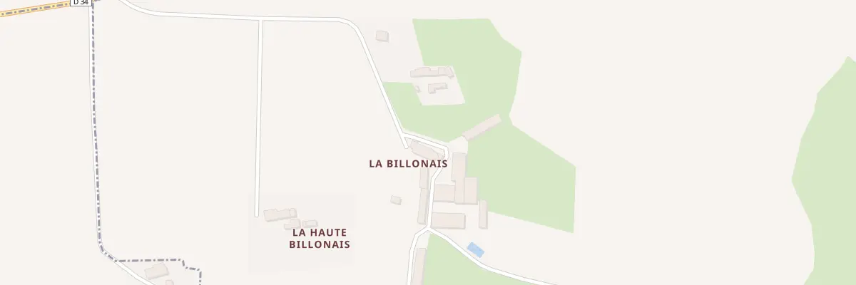 Plan du 5068 La Billonnais à Cornillé