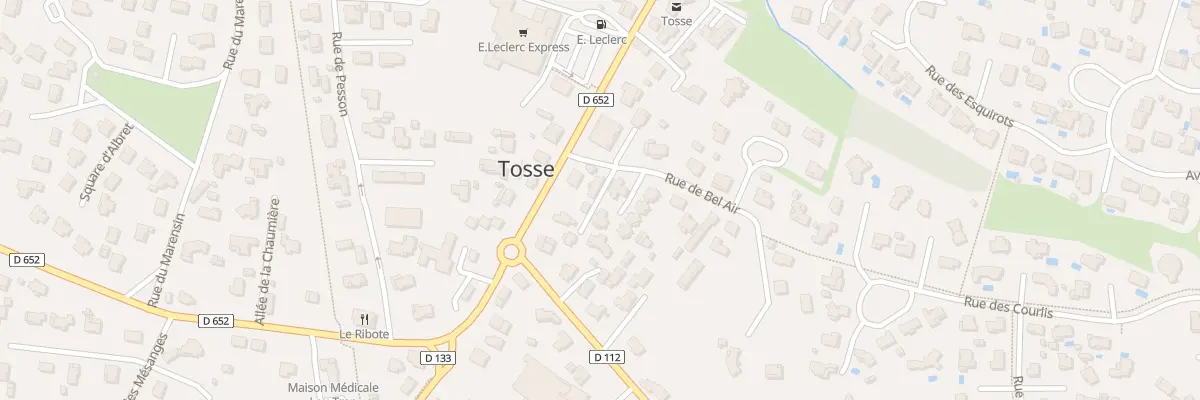 Plan du 3 Rue de Bel-Air à Tosse