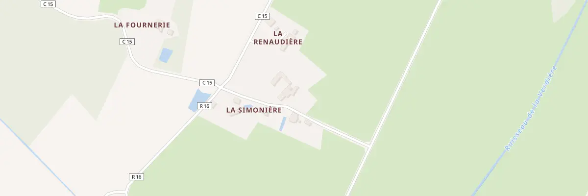 Plan du 9001 La Simonière à Couffé