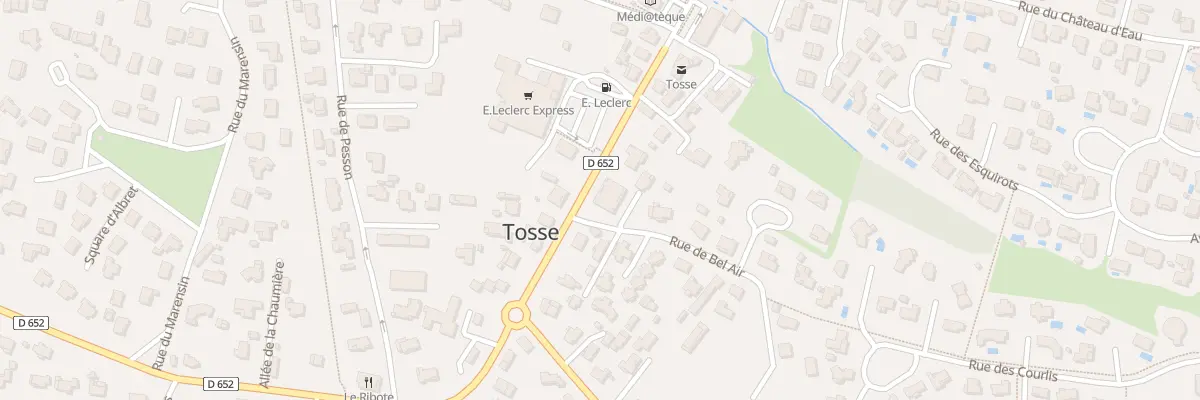 Plan du 2 Rue de Bel-Air à Tosse