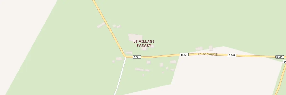 Plan du 5024A Village Pacary à Raids