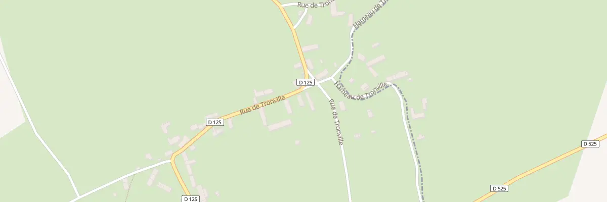 Plan du 22 Rue de Tronville à Valcanville