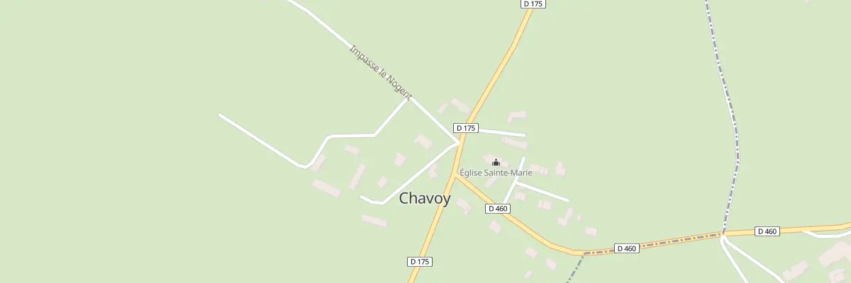 Plan du 5045 Le Bourg à Chavoy
