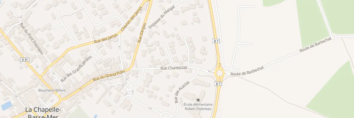 Plan du 2 Rue des erables à Divatte-sur-Loire