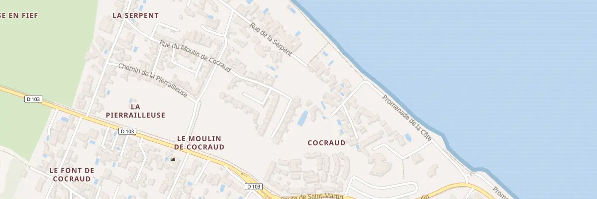 Plan du 1 Mail du Moulin de Cocraud à La Flotte