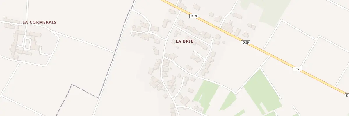 Plan du 21B La Brie à Gorges