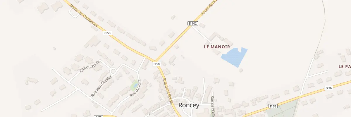 Plan du 2 Rte du Manoir à Roncey