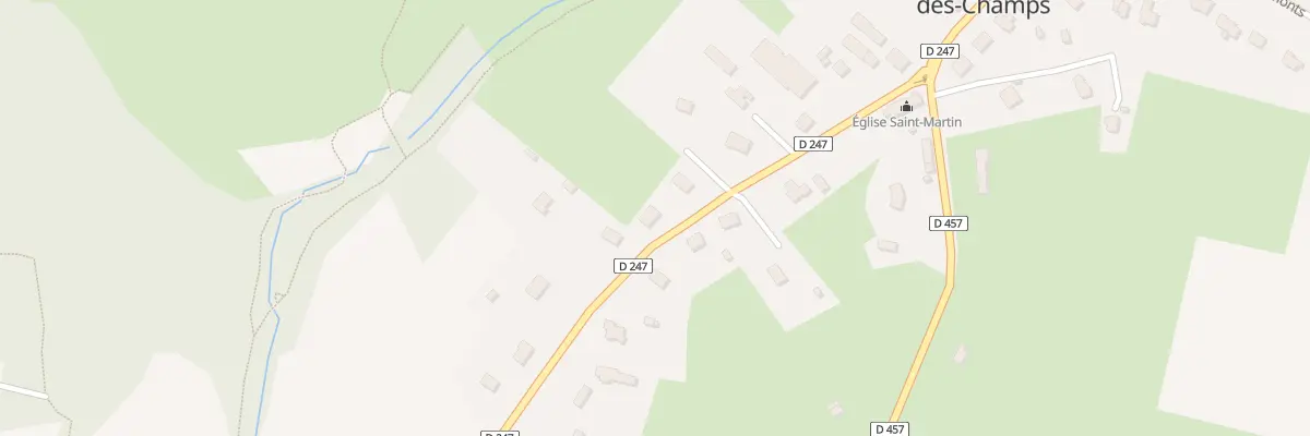 Plan du 14 Rue de la Baie - Saint Martin à Avranches