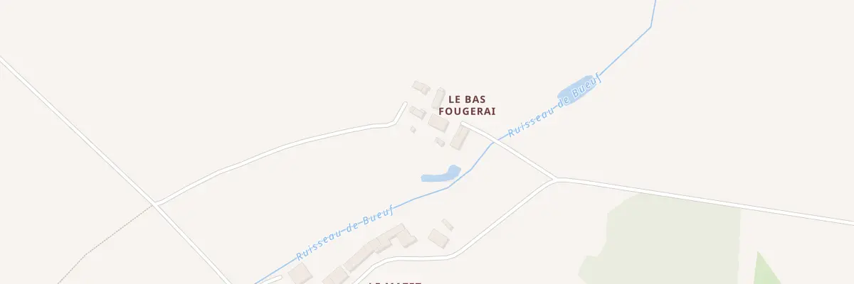 Plan du 5936 Le Bas Fougeray à Bais