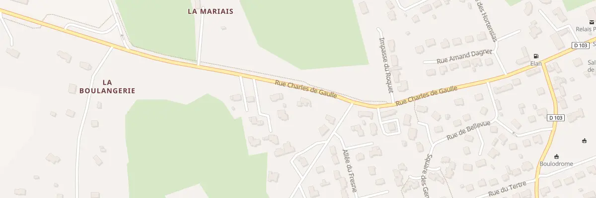 Plan du 57 Rue Charles de Gaulle à Maen Roch
