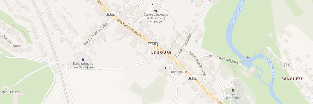Plan du 34 Rue pierre abélard au Pallet
