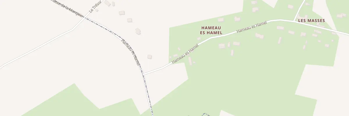Plan du 22 Hameau Es Hamel à Quettehou