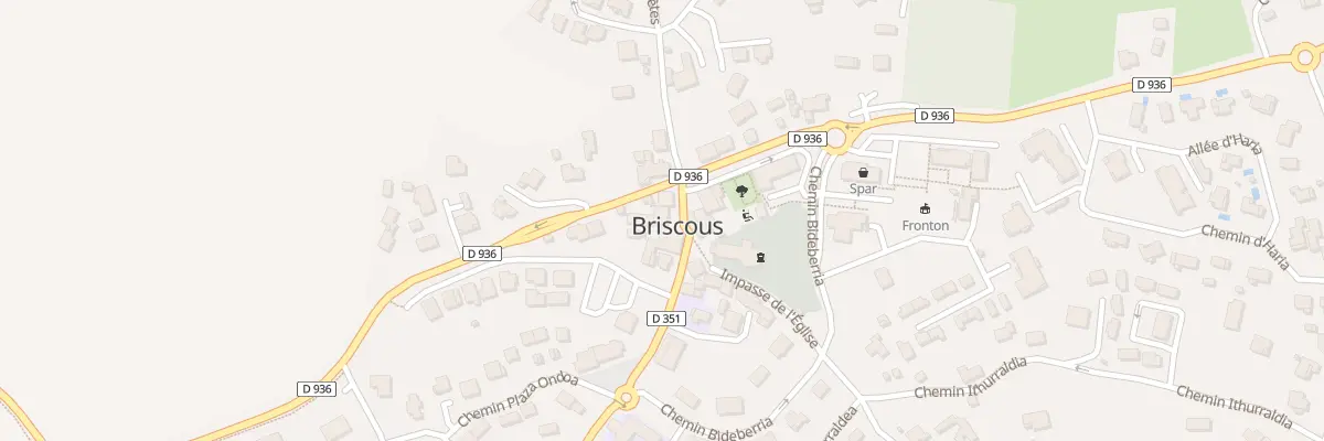 Plan du 157 Rte du Bourg à Briscous